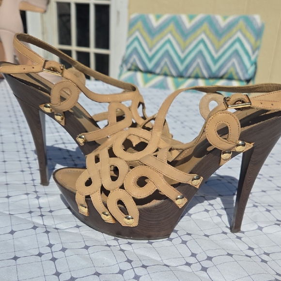 Jessica Simpson Shoes - Jessica Simpson Tan Strappy Heels